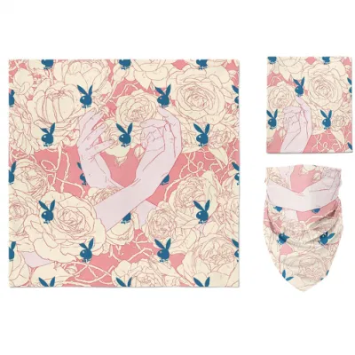 Custom Design Sport Seide Polyester Square Bandana