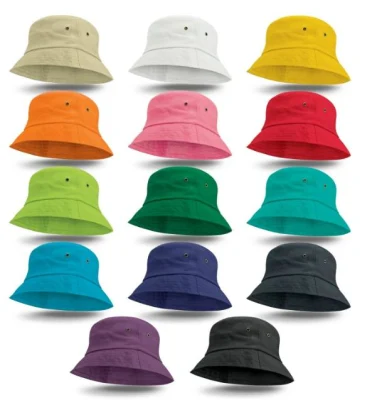 Passen Sie Vintage Faltbare Einfache Stil Fisherman Eimer Hut
