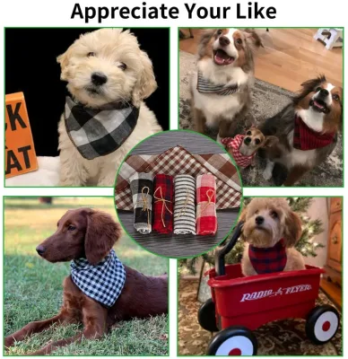 Hanyang OEM Haustier Zubehör Haustier Produkt Whoesale Custom OEM Custom Pet Dog Bandana Pet Lätzchen Reversible Hund Bandana