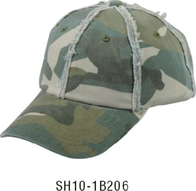 Custom Camo 6 Panels Snapback Hat Baseball Cap