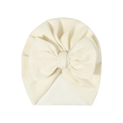 Neue Babymütze für Herbst Winter Niedliche Big Bowknot Baumwolle Cap Bandana
