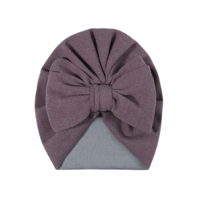 Neue Babymütze für Herbst Winter Niedliche Big Bowknot Baumwolle Cap Bandana