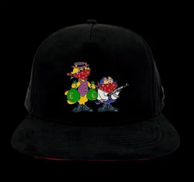 Custom Men Fashion Snapback Hut Qualität Metall Patch Gorras 5 Panel-Baumwolle Wildleder Metallic Patch-Platte Snapback Cap