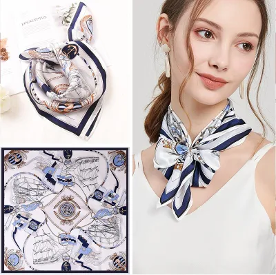 Digitaldruck Seide Satin Bandana