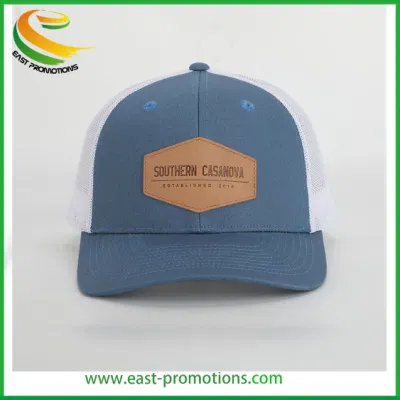 Custom umweltfreundliche Recycling-Material RPET Mesh Baseball Cap Snapback Unbeschriftete Sport Polyester Trucker Mesh Cap