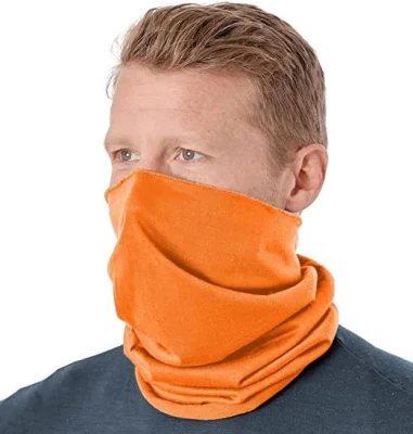 Custom Klassische Hals Gamasche Gesichtsmaske Einstellbare Outdoor Mesh Sonne UV-Schutz Bandana-Röhrenform