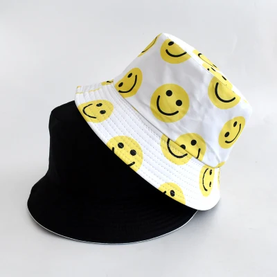 Heißer Verkauf Neues Design Im Freien Angeln Customized Printing Reversible Baumwolle Eimer Hut