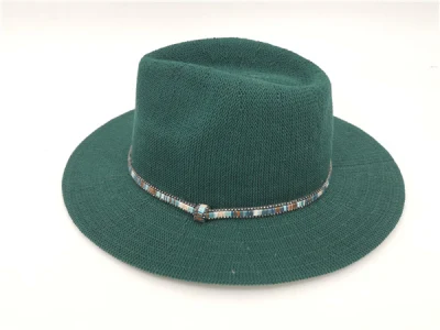 Frauen Männer Neues Design Fedora Strohhut Großhandel Breite Krempe Fedora Hüte