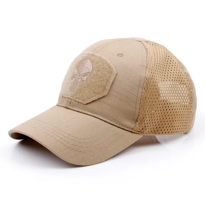 Full Fabric Hut Military Style Hüte Armee Stil Kappe mit Netz