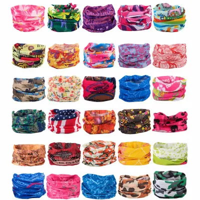 Multi Color Cooling Custom Logo Bedrucktes Gesicht Biker Bandana Stirnband