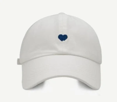 Hochwertige bunte leer Top Baseball Cap mit Liebe Stickerei