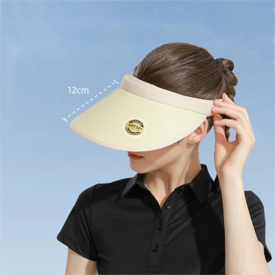 Sonnencreme atmungsaktive leere Top Baseball Cap mit vergrößerter Krempe