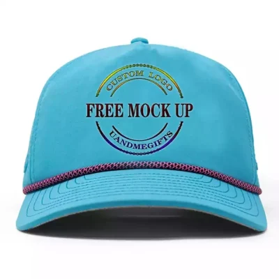 3hn10 Blank Herren Custom 5 Panel Tennis Gummi Dry Fit Golf Structured Rope Baseball Sport Melin Perforated Wasserdichte Kappe Hut