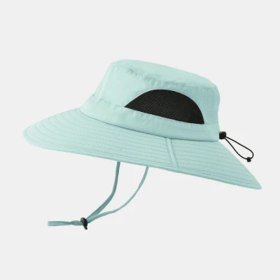 Sonnenhut für Männer Frauen, Wasserdichte breite Krempe Eimer hat Faltbare Boonie Hut zum Angeln Wandern Garten Safari Strand
