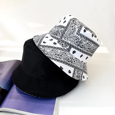 Heißer Verkauf Neues Design Im Freien Angeln Customized Printing Reversible Baumwolle Eimer Hut
