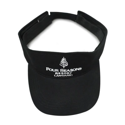 Großhandel Custom Embroidery Gedruckt Logo Outdoor Visier Strand Einstellbare Sonne Cap schnell trocknende Visiermütze für Damen Männer
