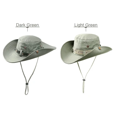 Outdoor Faltbare Mütze Sommer UV-Schutz Safari Cap Angeln Jagd Hut
