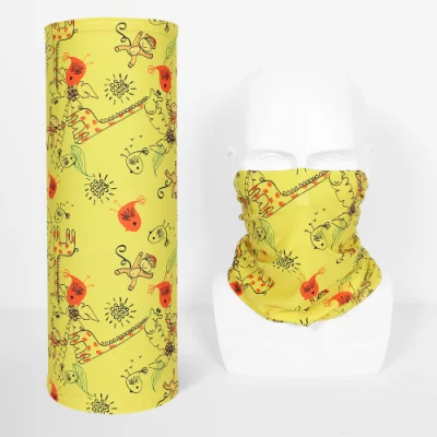 Ice Silk Atmungsaktive Outdoor-Druck Cartoon-Muster Magic Bandana