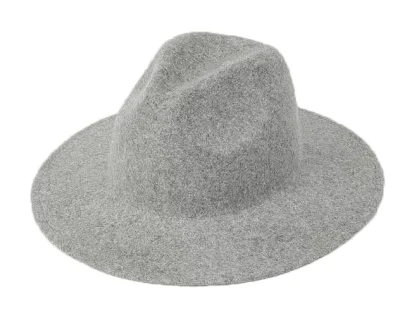 Einfarbige Herren Wollfilz Hut Fedora Winterhut