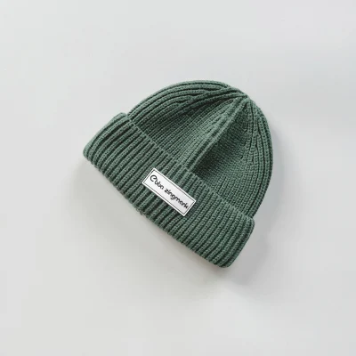 Gestrickte Baumwolle Winter Design Snapback Eimer Großhandel Baby Kinder Hut