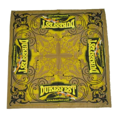 Personalisierter Digital Printed Herren-Schal Mit Quadratischen Bandanas