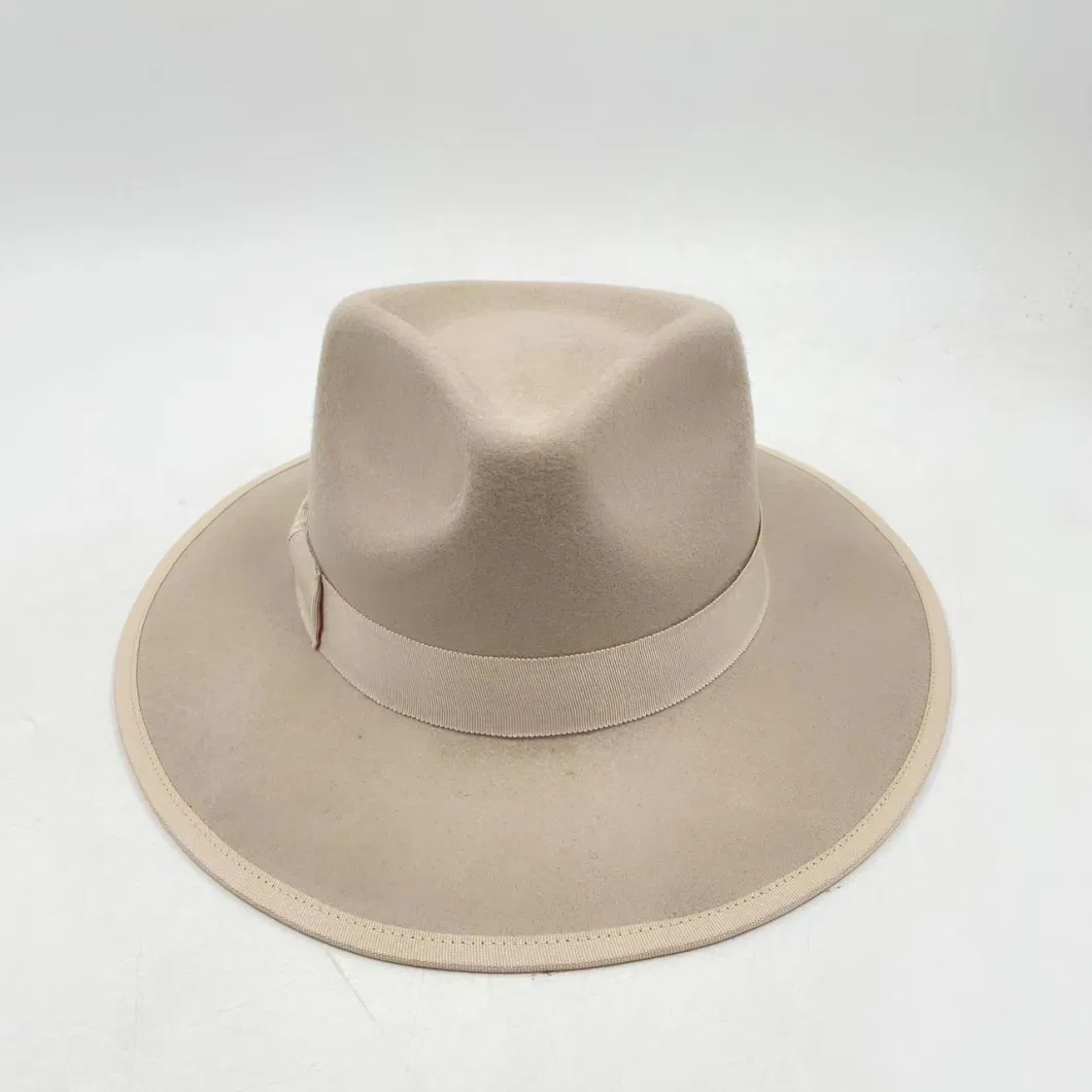 Wide Brim Rws Wool Felt Fedora Women Hat