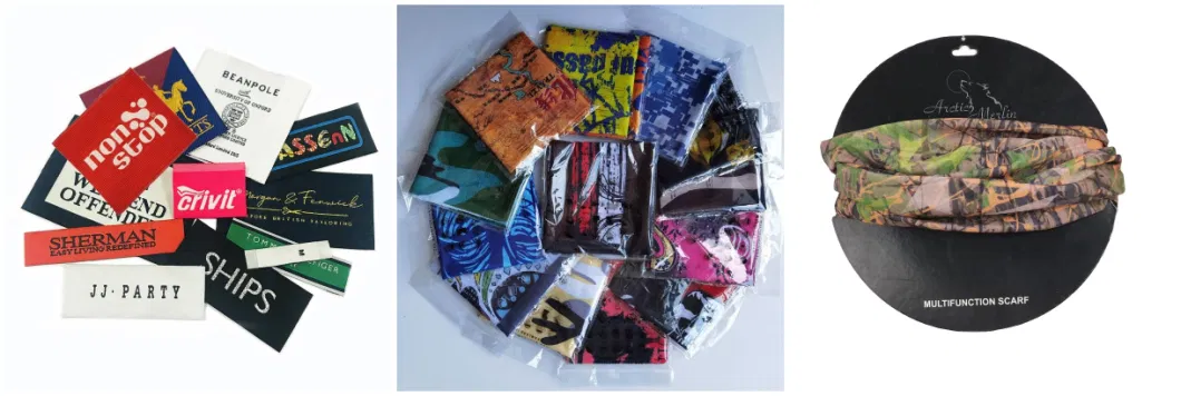 Wholesale Sublimation Designer Logo Custom Elastic Head Bandana