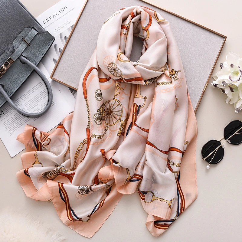 Brand Designer Silk Scarf High Quality Foulard Bandana