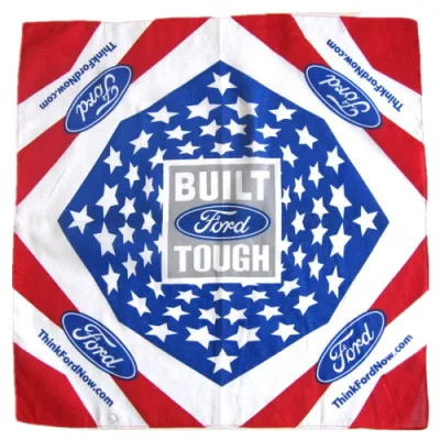 Fábrica de China productos OEM Logotipo personalizado Imprimir algodón promocional sombreros Bandana