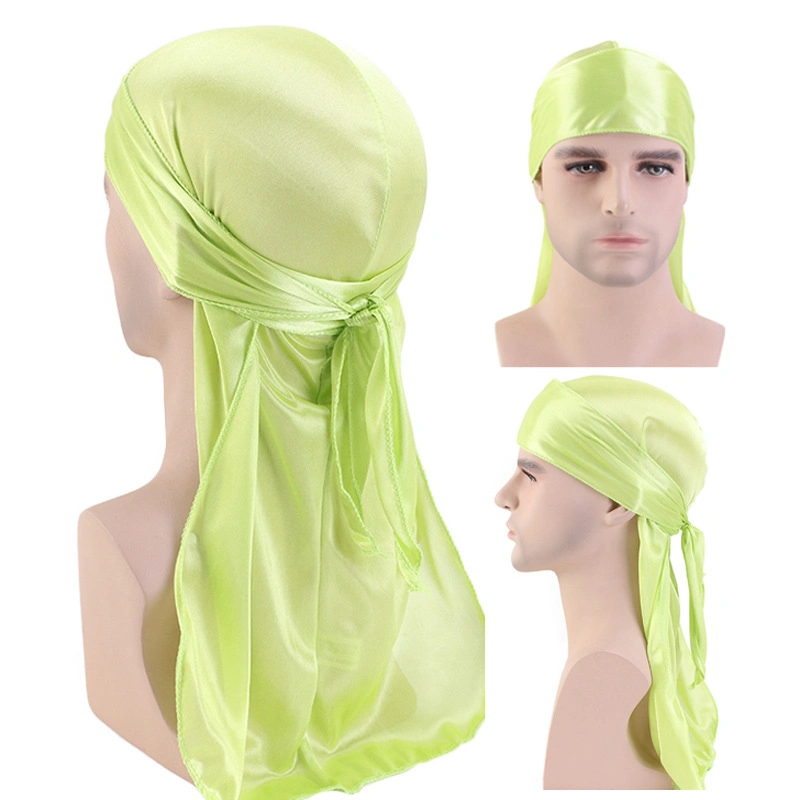 Multi-Color Silk Head Wrap Head Scarf for Men Women