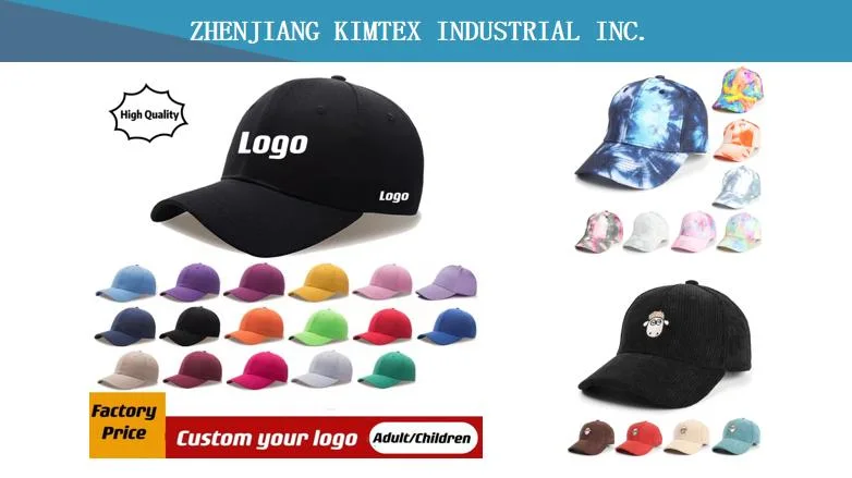 Children Custom Logo Cartoon Macaron Color Baseball Cap