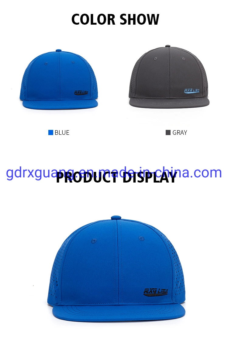 Wholesale Waterproof 6 Panel Flat Brim Embroidery Hip Hop Snapback Caps