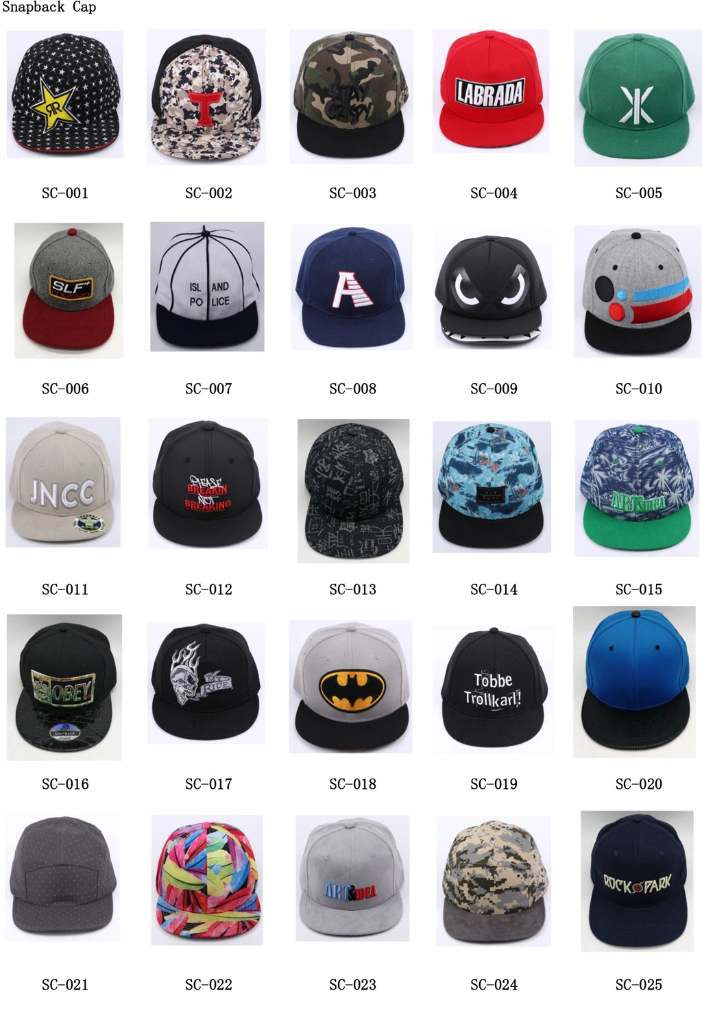 Wholesale Custom High-End Hip-Hop Snapback Sports Caps Fitted Caps Hats Men 3D Embroidery Baseball Cap