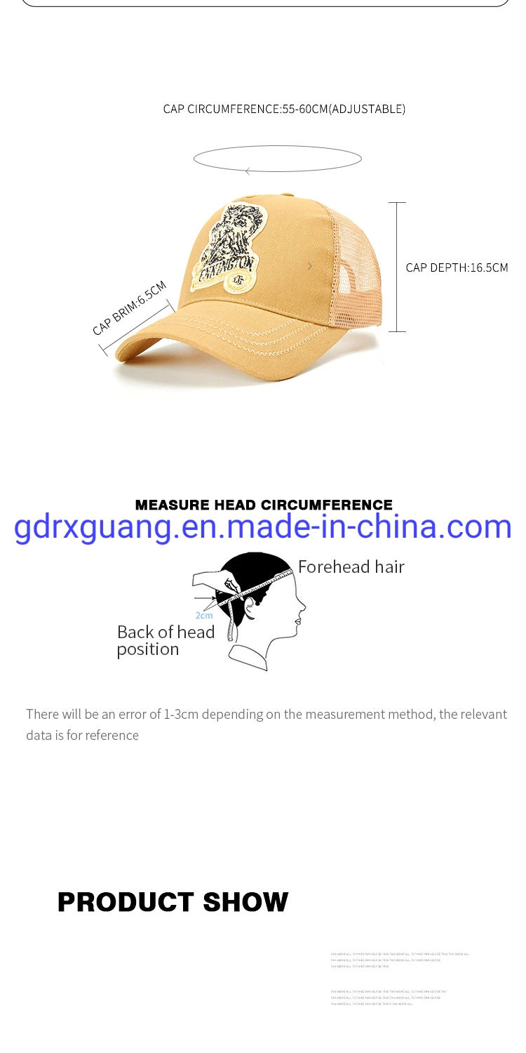 Wholesale Curved Brim Mesh Foam Custom Logo Hip-Hop Sports Baseball Hats Trucker Hats