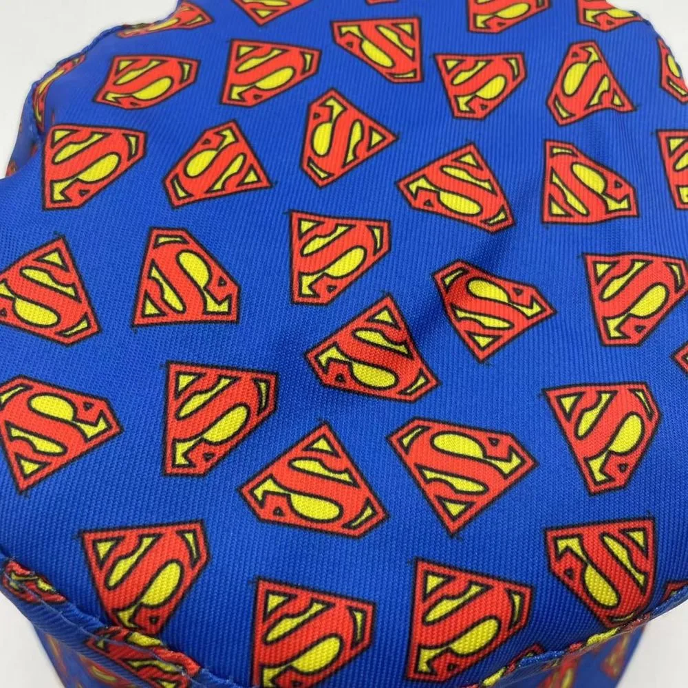 Superman Cap Kids Multicolor Full Printed Cotton Bucket Hat with Lining