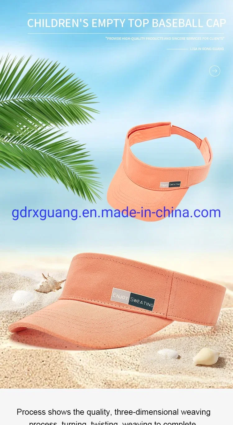 Outdoor Summer Beach Empty Top Sports Sun Visor Hats