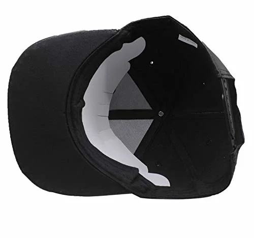 Lightweight Adjustable Fashion Hip Hop PU Leather Snapback Cap for Man Women with Venom Pattern