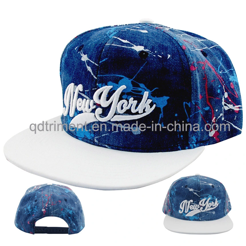 Flat Bill New Blended Snapback Sport Baseball Cap (TMFL05199)