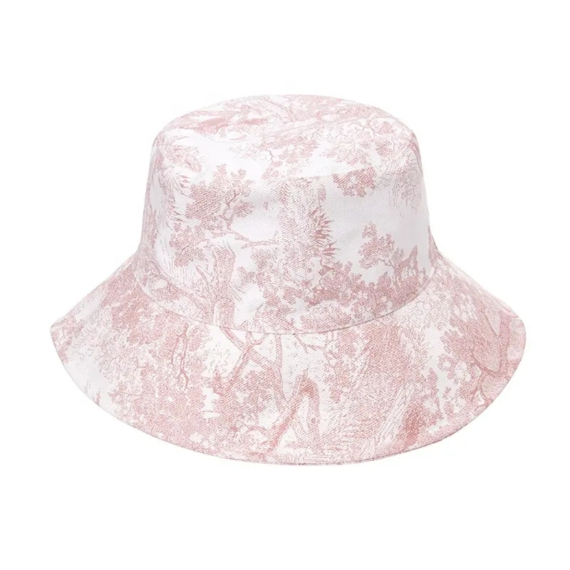 Tie Dye Bucket Hat Outdoor Fisherman Hat Double-Sided Wearing Designed Bucket Hat