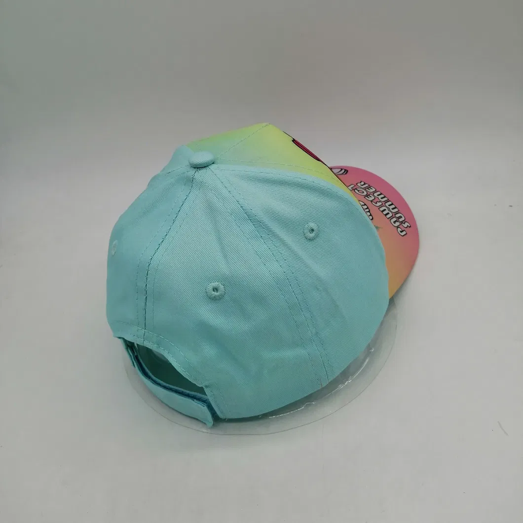 Kids Baseball Cap with Custom Printing Polyester Cotton 5 Panel Sports Cap Fashion Hat Customized Promotion Hats Children Caps