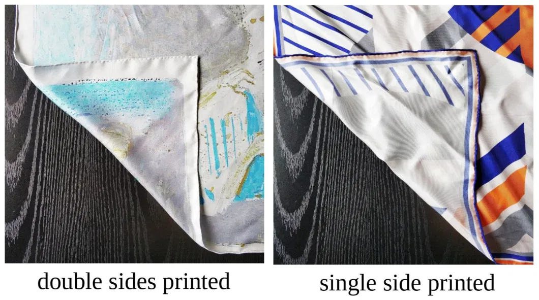 Custom Printing Designer Styles Bandana Silk Scarves