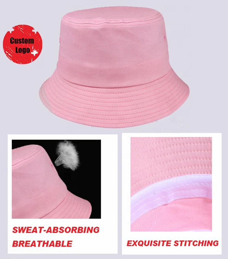 Aibort Wholesale Customized Personalized Double-Sided Design Adult and Kids Embroidered Sublimation Bucket Hat with Own Logo