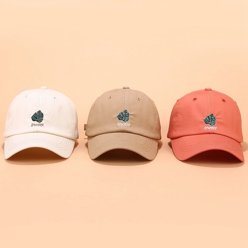 100% Cotton Custom 6 Panel Dad Hat Embroidered Unstructured Dad Hat