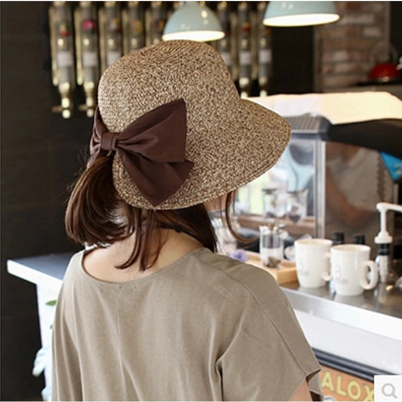 Panama Straw Fashion Sun-Proof Adults Wheat Outdoor Wholesale Embroidered Beach Straw Hat