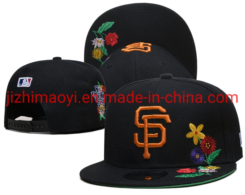 Wholesale Cheap Embroidered Snapback Hats Caps M-L-B Baseball Adjustable and Fitted Sports Cap