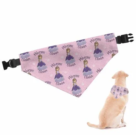 Custom Dog Bandanas Wholesale Pet Bandana Personalized Plaid Sublimation Dog Bandanas for Men Women