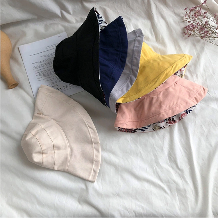 Sun Wide Wholesale Stock Designer Blank Brim Sublimation Custom Printing Cheap Color The Bucket Autumn Winter Fisherman Hat