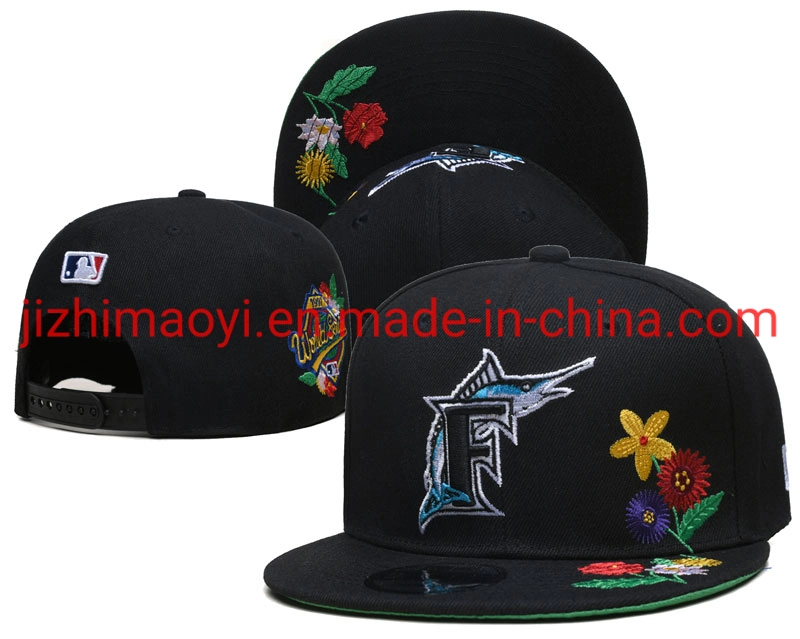 Wholesale Cheap Embroidered Snapback Hats Caps M-L-B Baseball Adjustable and Fitted Sports Cap