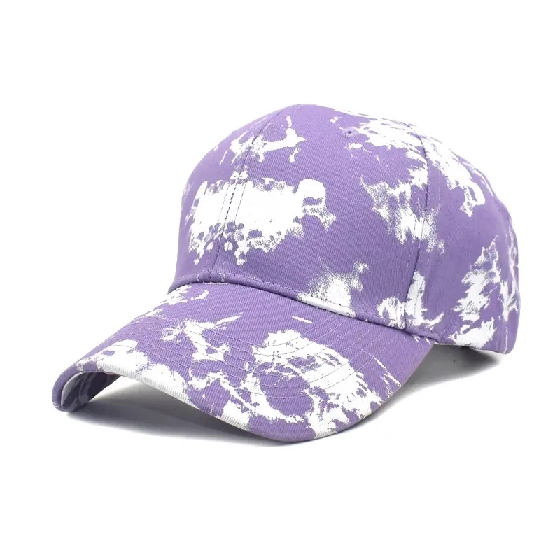 2024 Tie Dye Sun Visor Cotton Baseball Hat Outdoor Fishing Hiking Sport