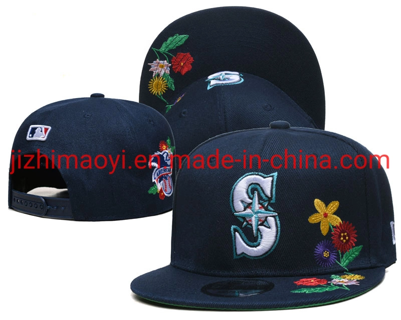 Wholesale Cheap Embroidered Snapback Hats Caps M-L-B Baseball Adjustable and Fitted Sports Cap